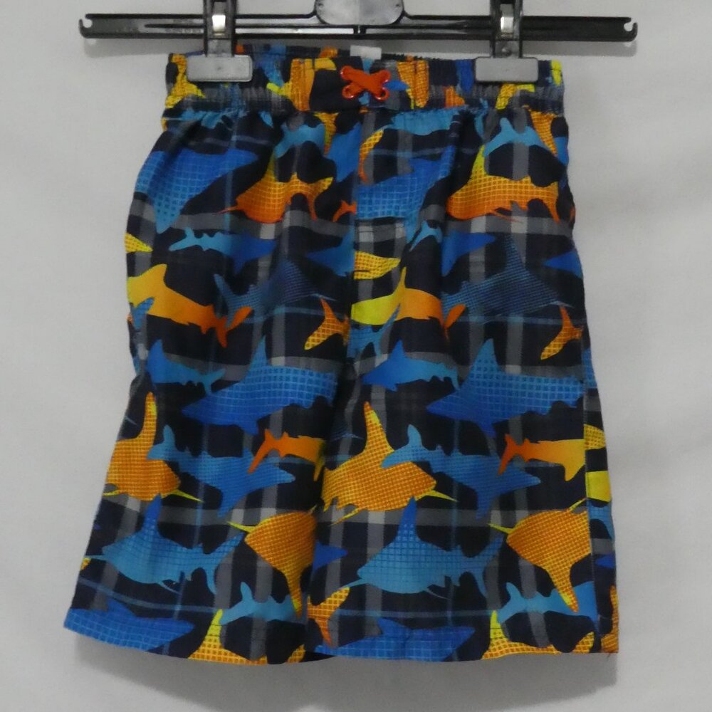 GEORGE | size 6X | Shark Swim Shorts | Mesh Lining